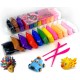 Cotton Clay, 12 Colors, Magic Foam, Air-Drying + Tools